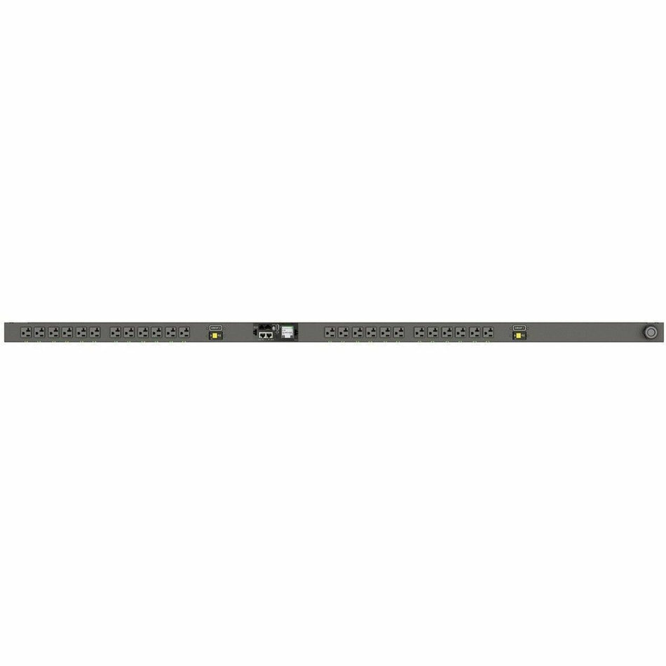 Vertiv Geist Switched Rack PDU with Next-Generation IMD - 0U| 30A| 120V| (24) NEMA 5-20R Receptacles| 2.8kW Power Capacity| NEMA L5-30P Plug| VP5N30A5 - VP5N30A5