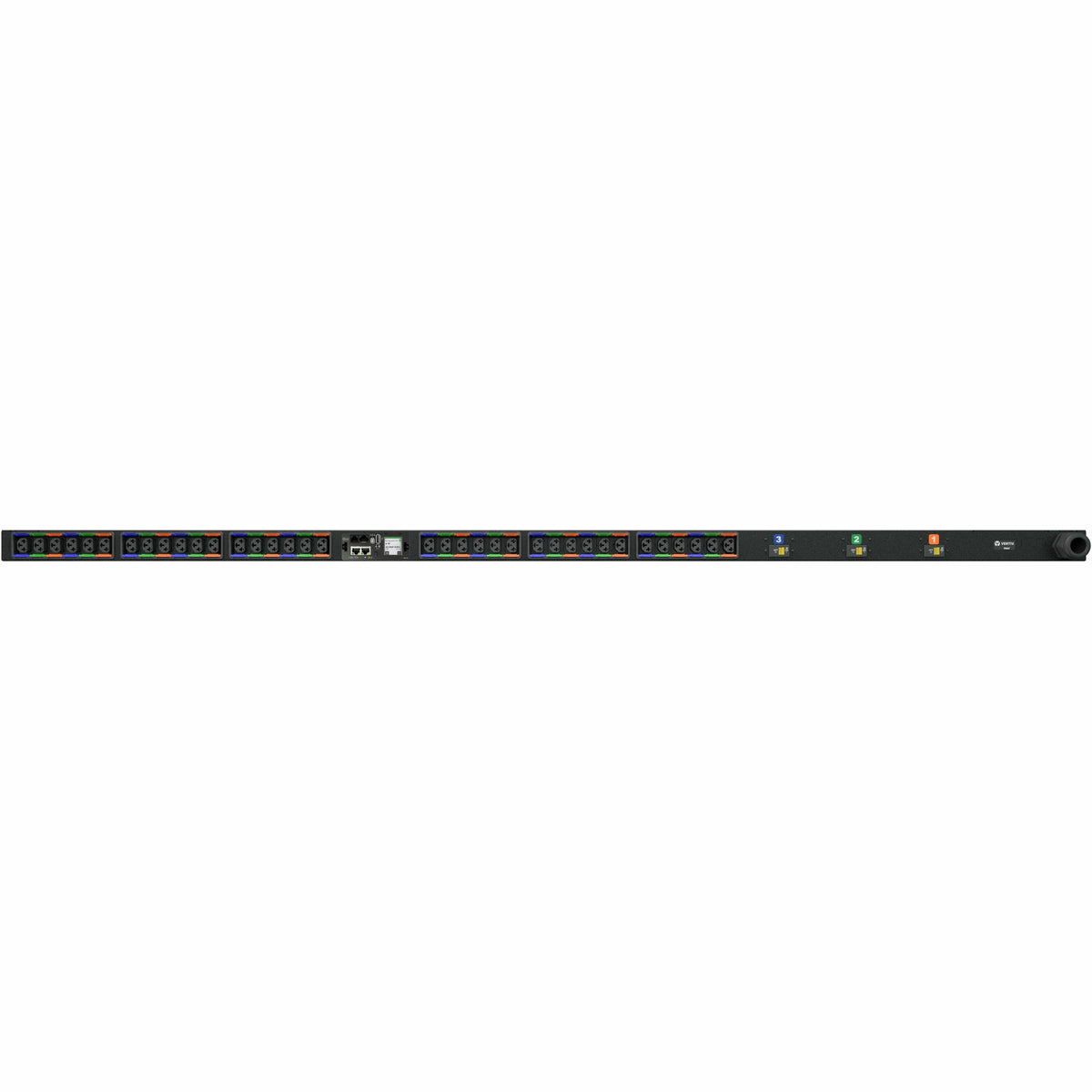 Vertiv Geist Monitored RPDU with Next-Generation IMD - 0U Rack| 30A| 120V/208V WYE| 36 Combination C13/C19 outlets| L21-30P| 8.6kW| VP4N30AN - VP4N30AN
