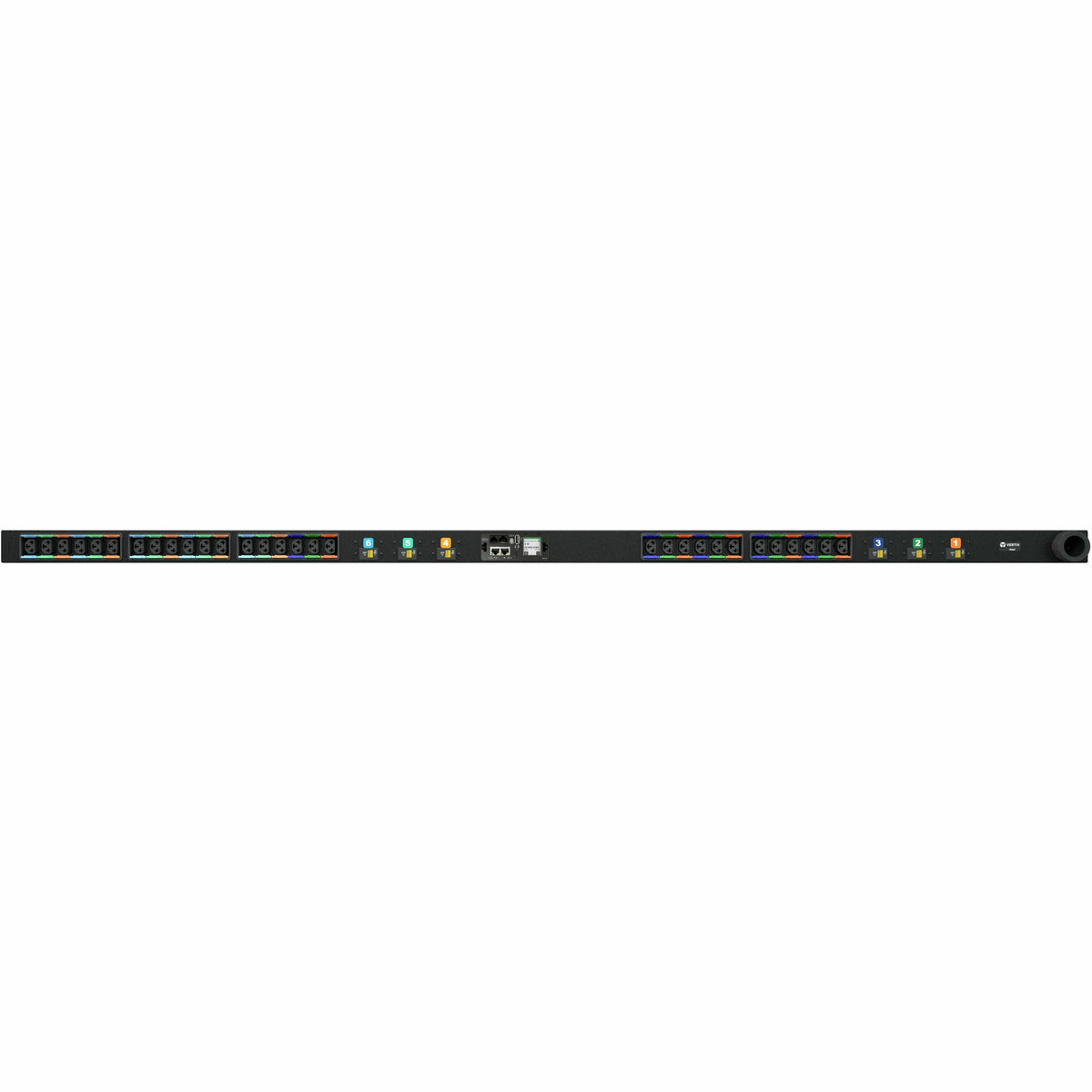 Vertiv Geist Monitored Rack PDU with Next-Generation IMD| 60A| 208V DELTA| 0U| (30) Combination C13/C19 outlets| 3P+E (IP44)| 17.2kW| VP4N60AE - VP4N60AE