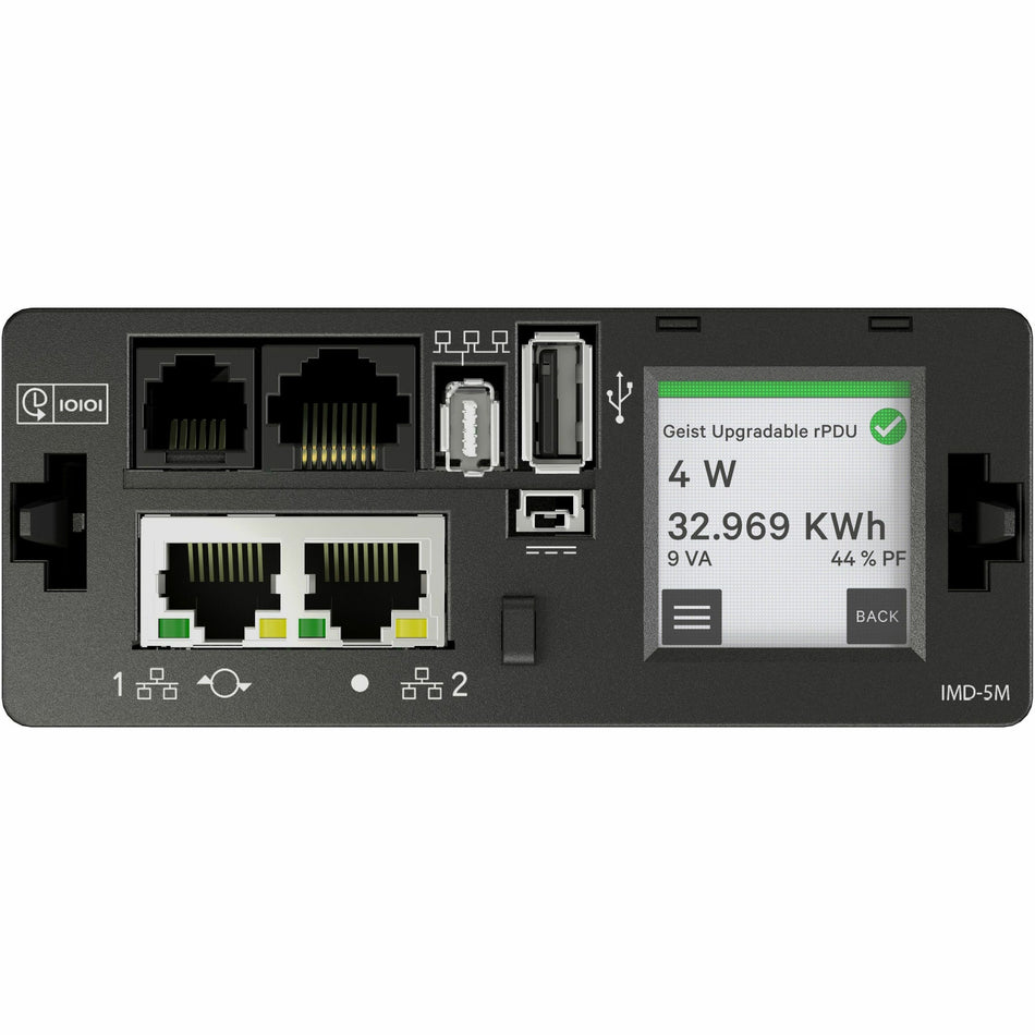 Vertiv Geist Switched Rack PDU with Next Generation IMD - 1U| 30A| 208V| (12) Combination C13/C19 Receptacles| NEMA L6-30P Plug| 4.9kW| VP5N31A1 - VP5N31A1