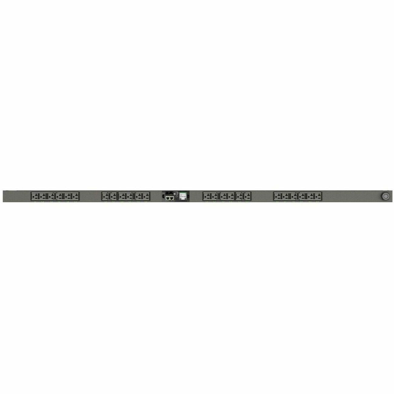 Vertiv Geist Switched Rack PDU with Next Generation IMD - 0U| 20A| 120V| (24) NEMA 5-20R Receptacles| L5-20P Plug| 1.9kW Power Capacity| VP5N20A4 - VP5N20A4