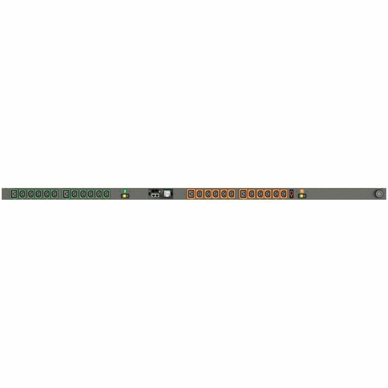 Vertiv Geist Switched Rack PDU with Next Generation IMD - 0U| 30A| 208V| (20) U-Lock C13 and (4) U-Lock C19 Receptacles| 4.9kW| NEMA L6-30P| VP5N30AU - VP5N30AU