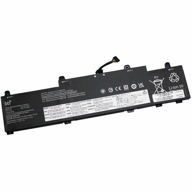 BTI L21M3P76-BTI 11.64V 63WHR LI-ION BATTERY 5B10W51907, 5B11H56346, 5B11M90011, L21B3P73, SB11H56248, 5B10W51908, 5B11H56347, 5B11M90012, L21M3P76, 5B10W51909, 5B11M90009, 5B11M90013, SB10W52008, 5B11H56345, 5B11M90010, 5B11M90014, SB11H56246 THINKPAD C14 GEN 1 21C9, C14 GEN 1 21CA, L14 GEN 3, L14 GEN 3 21C1, L14 GEN 3 21C2, L14 GEN 3 21C5, L14 GEN 3 21C6, L15 GEN 3, L15 GEN 3 21C3, L15 GEN 3 21C4, L15 GEN 3 21C7, L15 GEN 3 21C8 - L21M3P76-BTI