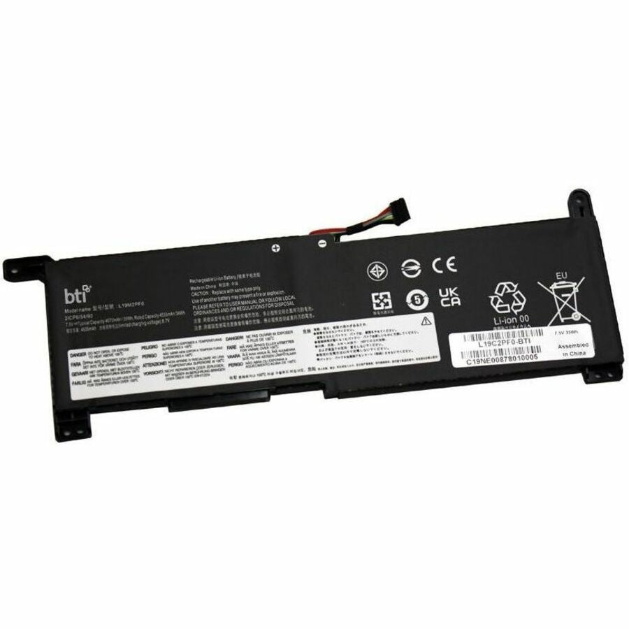 BTI L19C2PF0-BTI 7.5V 34WHR LI-ION BATTERY 5B10V25257, L16L2PB3, SB10V25256, 5B10V25259, L19C2PF0, SB10V25258, 5B10W67171, L19L2PF0, SB10W67317, 5B10W67363, L19M2PF0 IDEAPAD 1-11ADA05, IDEAPAD SLIM 1-11AST-05, IDEAPAD 1-11ADA05 82GV, IDEAPAD SLIM 1-11AST-05 81VR, IDEAPAD 1-14ADA05, IDEAPAD SLIM 1-14AST-05, IDEAPAD 1-14ADA05 82GW, IDEAPAD SLIM 1-14AST-05 81VS - L19C2PF0-BTI