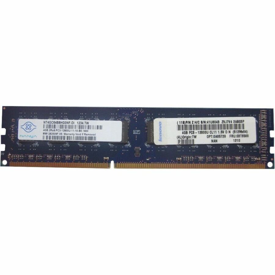 LENOVO DCG SOURCING 4GB DDR3 SDRAM Memory Module - 03T6566