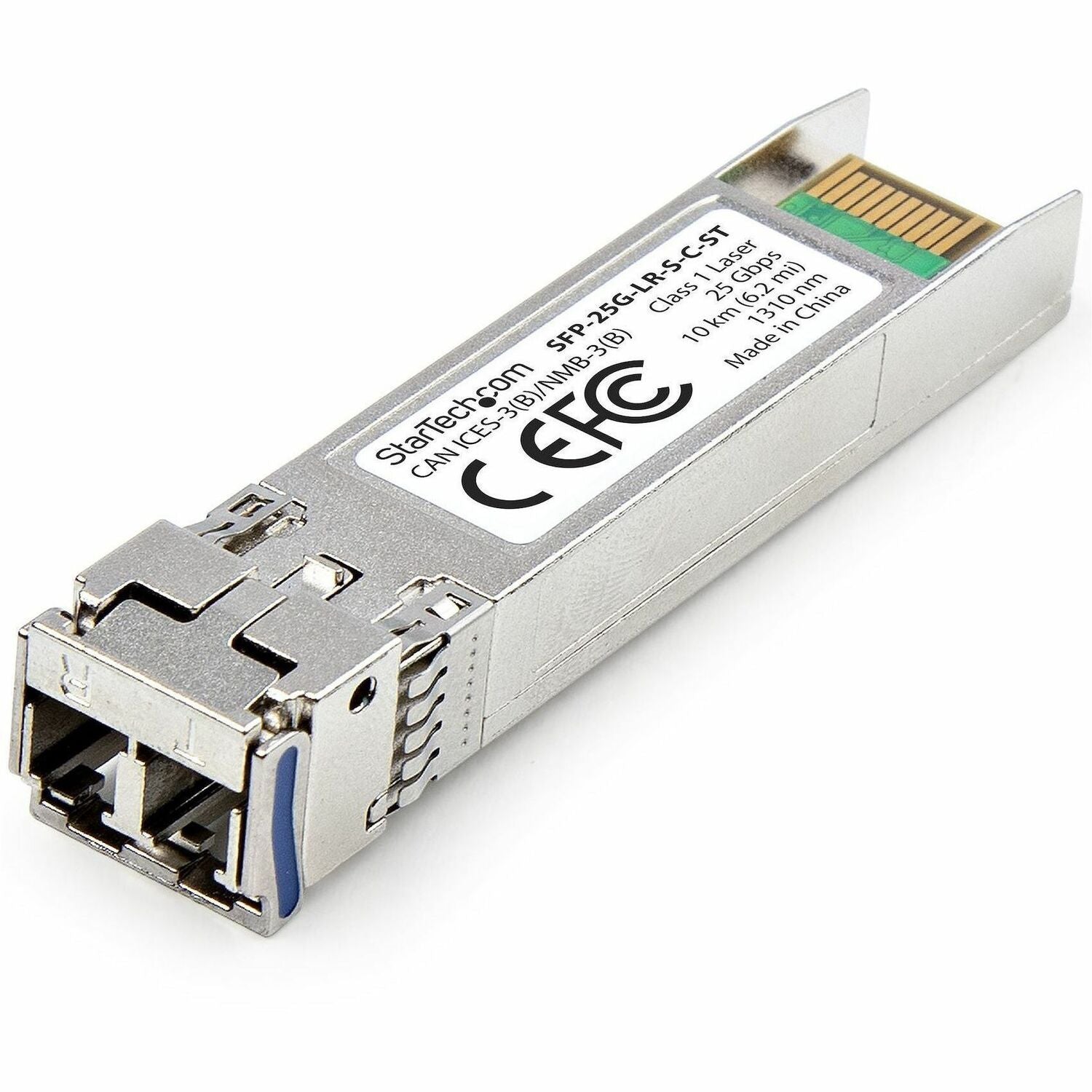 StarTech.com Cisco SFP-25G-LR-S Compatible SFP28 Module, 25Gb Single Mode Fiber (SMF), 25GBASE-LR LC Transceiver, 10km (6.2mi), DDM/DOM - SFP-25G-LR-S-C-ST