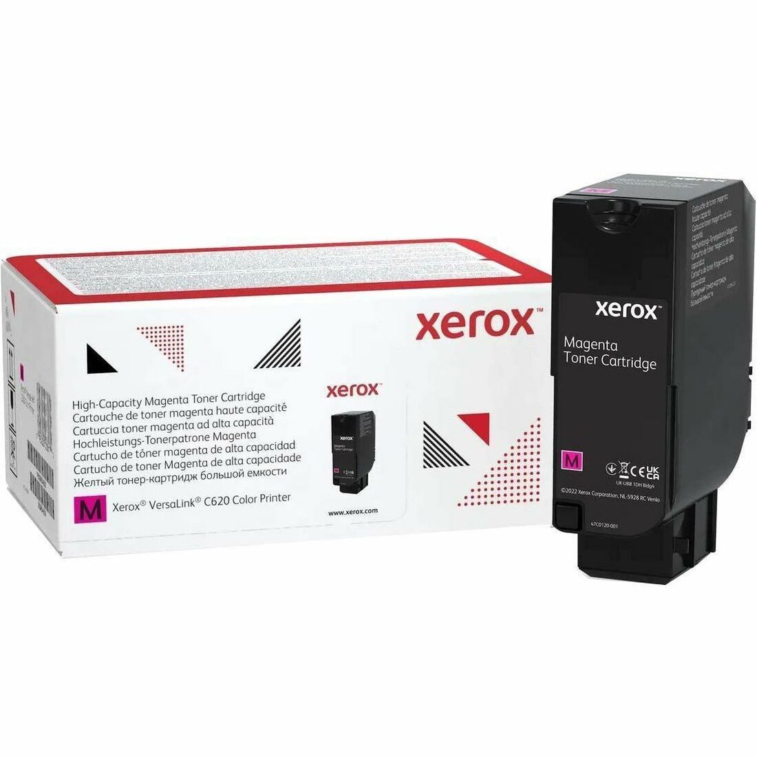 Xerox Original High Yield Laser Toner Cartridge - Magenta Pack - 006R04626