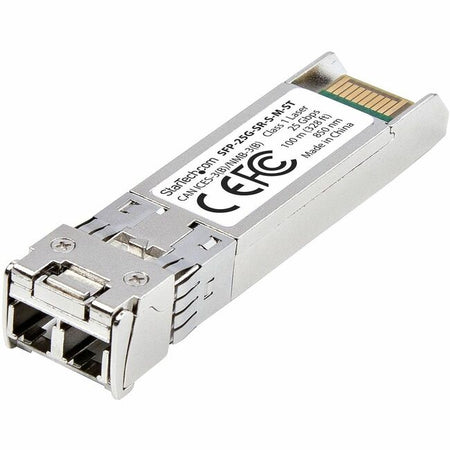 StarTech.com MSA-Compliant SFP-25G-SR-S SFP28 Module, 25Gb Multimode Fiber (MMF), 25GBASE-SR LC Transceiver, 850nm, 100m (328ft), DDM/DOM - SFP-25G-SR-S-M-ST