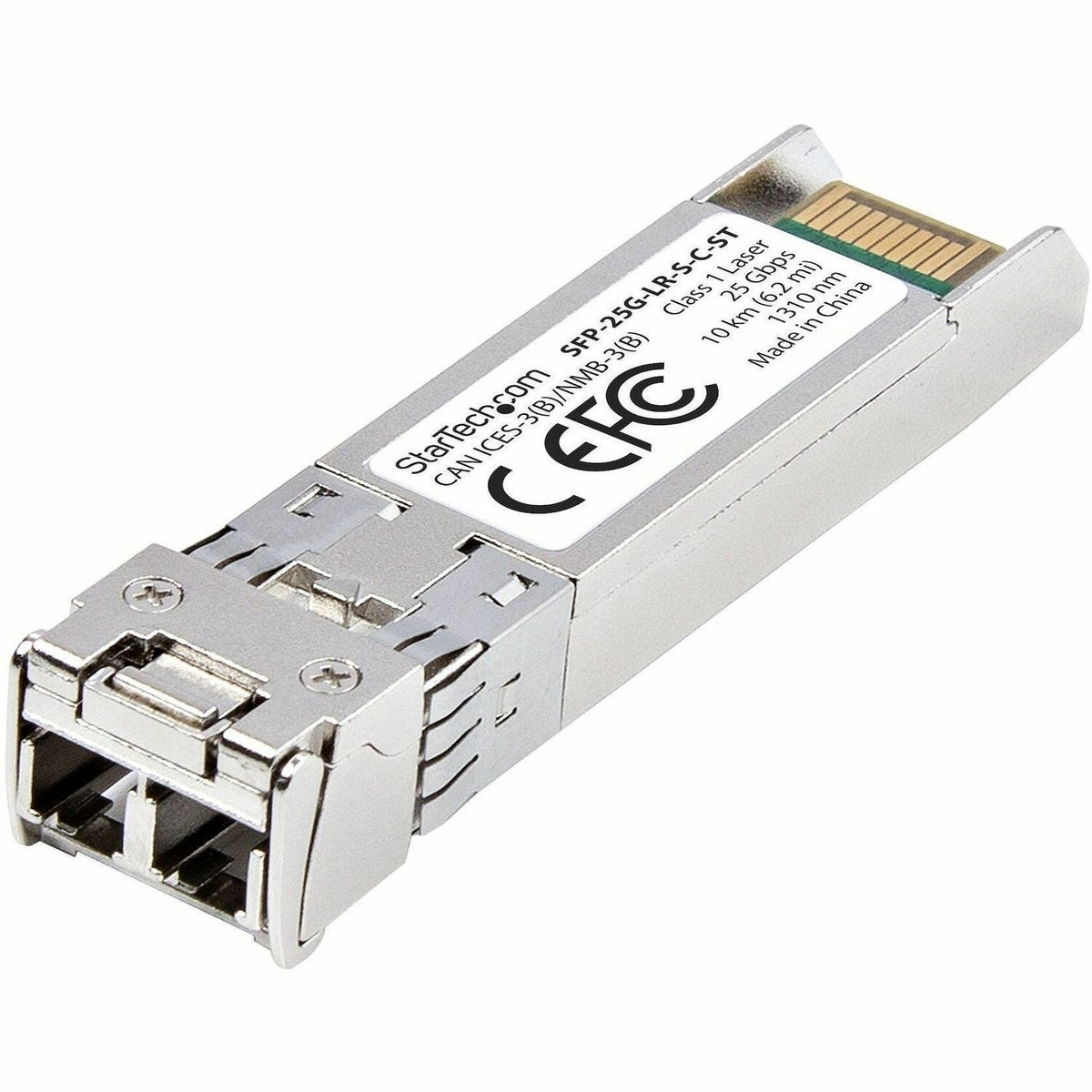 StarTech.com Cisco SFP-25G-SR-S Compatible SFP28 Module, 25Gb Multimode Fiber (MMF), 25GBASE-SR LC Transceiver, 100m (328ft), DDM/DOM - SFP-25G-SR-S-C-ST