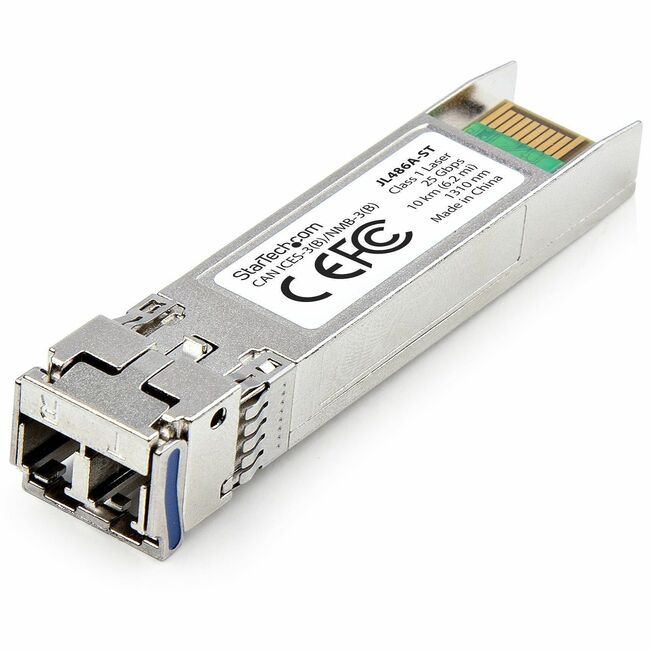 StarTech.com HPE JL486A Compatible SFP28 Module, 25GBase-LR, 25Gb Single Mode Fiber (SMF), LC Transceiver, 10km (6.2mi), DDM/DOM - JL486A-ST