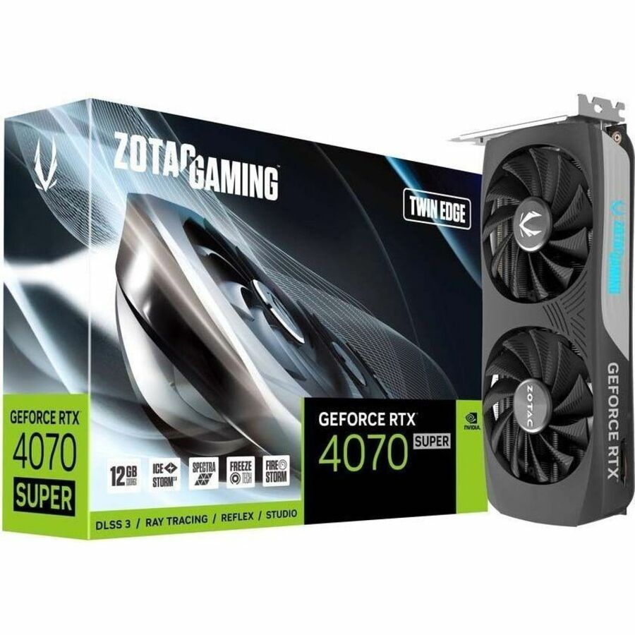 Zotac NVIDIA GeForce RTX 4070 SUPER Graphic Card - 12 GB GDDR6X - ZT-D40720E-10M