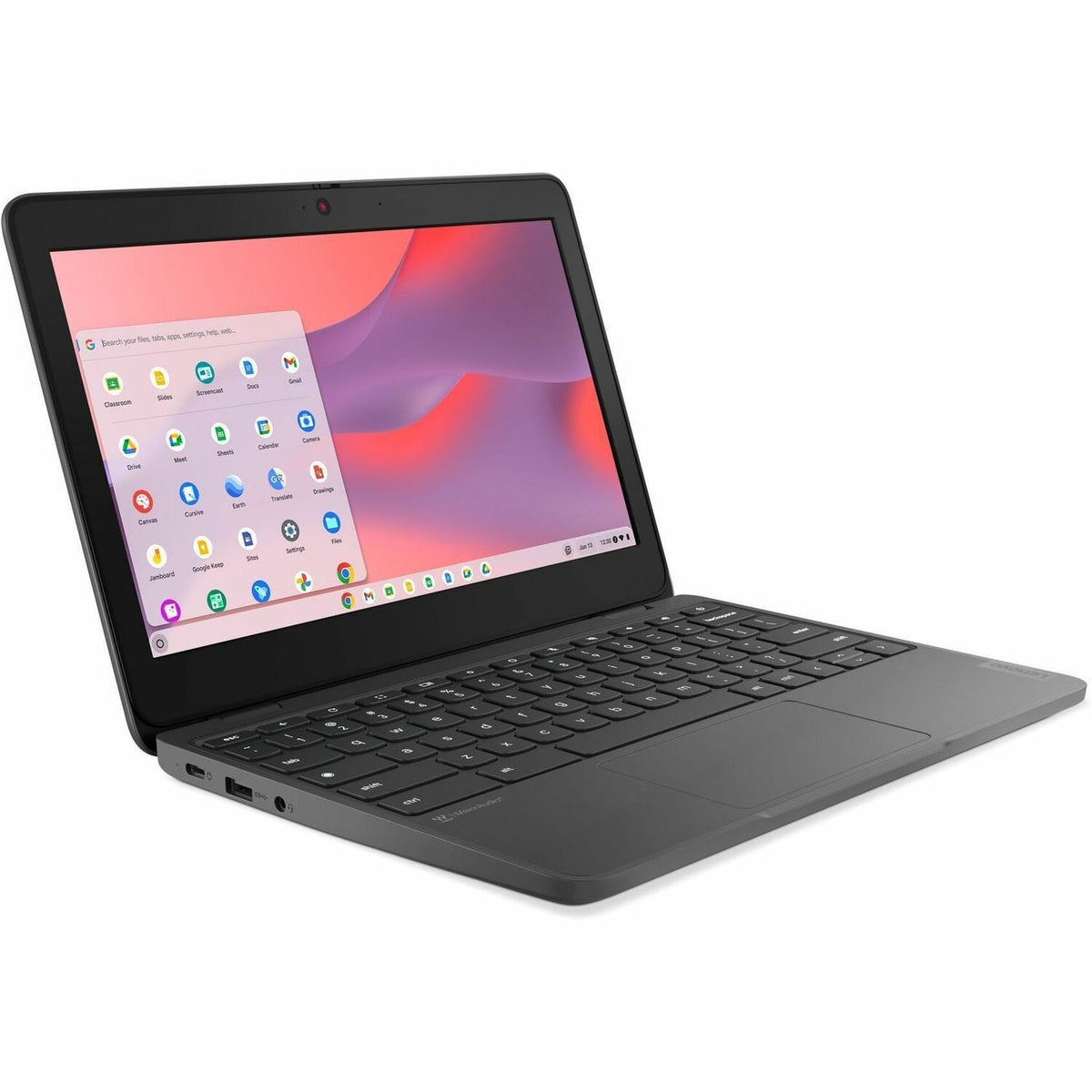 Lenovo 100e Chromebook Gen 4 83G80000US 11.6" Touchscreen Chromebook - HD - 60 Hz - Intel N-Series N100 - 4 GB - 32 GB Flash Memory - English Keyboard - Graphite Gray - 83G80000US