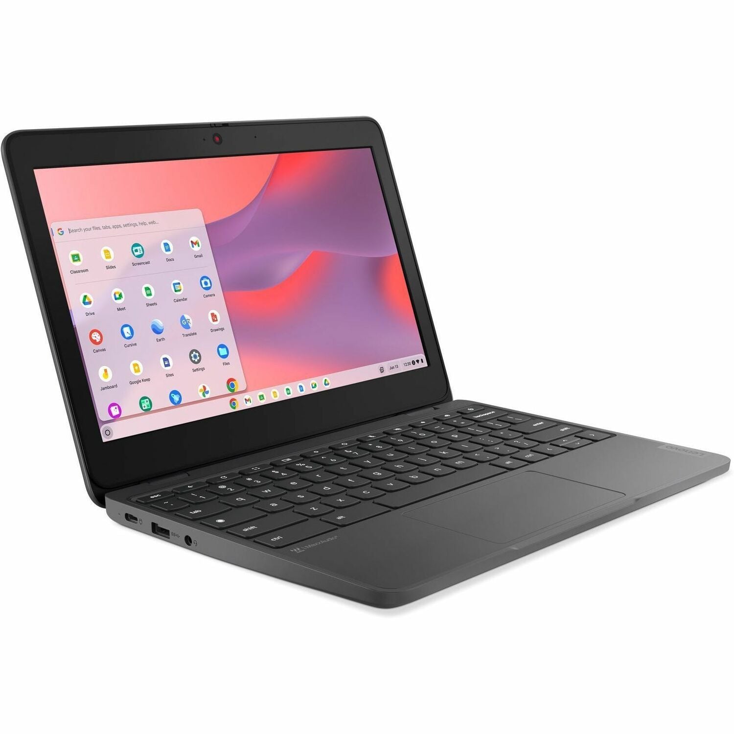 Lenovo 100e Chromebook Gen 4 83G80000US 11.6" Touchscreen Chromebook - HD - 60 Hz - Intel N-Series N100 - 4 GB - 32 GB Flash Memory - English Keyboard - Graphite Gray - 83G80000US