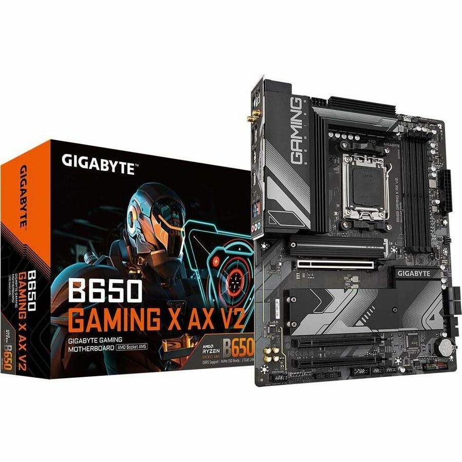 Gigabyte Ultra Durable B650 GAMING X AX V2 Gaming Desktop Motherboard - AMD B650 Chipset - Socket AM5 - ATX - B650 GAMING X AX V2