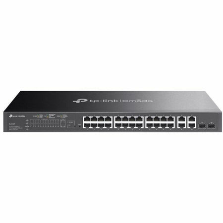 TP-Link Omada SL2428P - Omada 24-Port 10/100 Mbps + 4-Port Gigabit Smart Switch with 24-Port PoE+ - SL2428P
