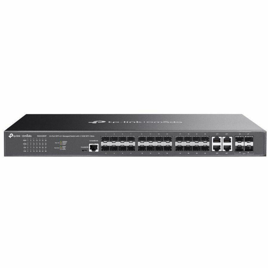 Omada 24-Port SFP L2+ Managed Switch with 4 10GE SFP+ Slots - SG3428XF