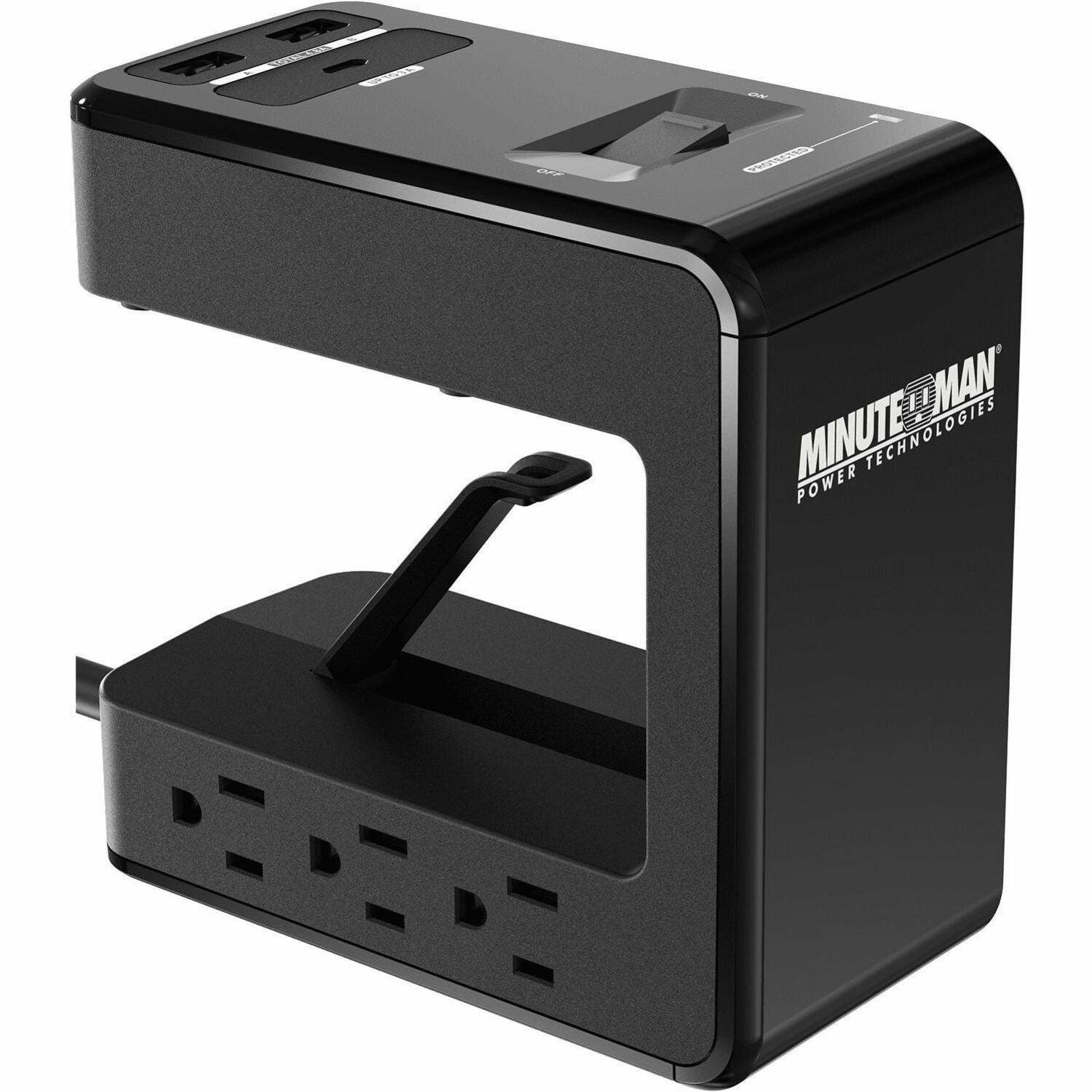 Minuteman MMS-DSK6U3 6-Outlets Surge Suppressor/Protector - MMS-DSK6U3