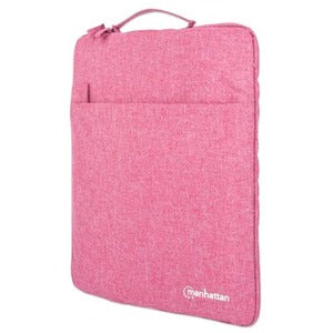 Manhattan Seattle Carrying Case (Sleeve) for 15.6" Apple Ultrabook, Notebook, MacBook, Charger, Headphone, Cable - Pink - 439930