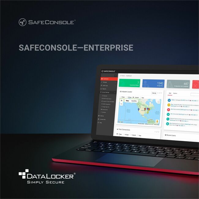 DataLocker SafeConsole Enterprise Server - License - 1 Year - SCC-ENTSERV-1