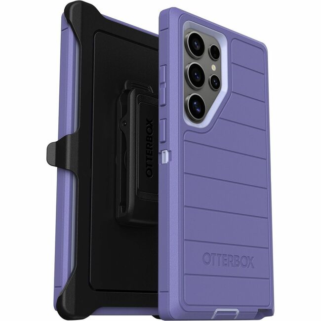 OtterBox Defender Series Pro Rugged Carrying Case (Holster) Samsung Galaxy S24 Ultra Smartphone - Mountain Majesty (Purple) - 7794644