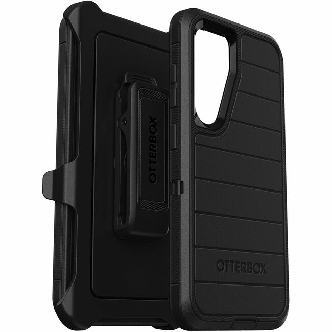 OtterBox Defender Series Pro Rugged Carrying Case (Holster) Samsung Galaxy S24 Smartphone - Black - 7794622