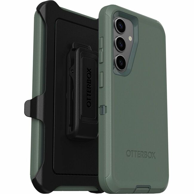 OtterBox Defender Carrying Case (Holster) Samsung Galaxy S24 Smartphone - Forest Ranger (Green) - 77-94482