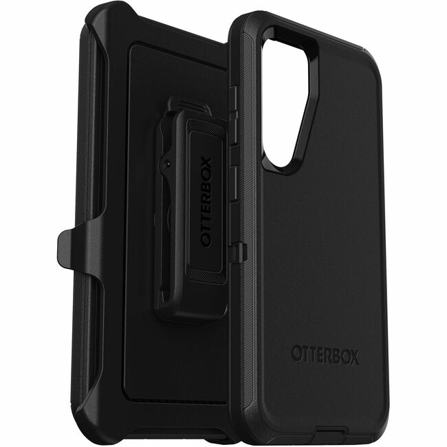 OtterBox Defender Carrying Case (Holster) Samsung Galaxy S24 Smartphone - Black - 77-94481