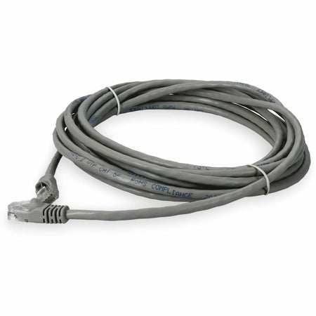 AddOn 30ft Gray CAT 5E PVC Ethernet Cable Snagless Bubble Boot RJ-45 M/M - ADD-30FCAT5E-GY