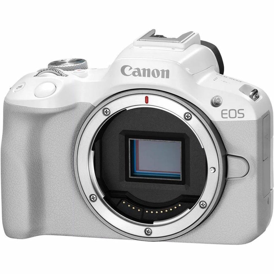Canon EOS R50 24.2 Megapixel Mirrorless Camera Body Only - White - 5812C002
