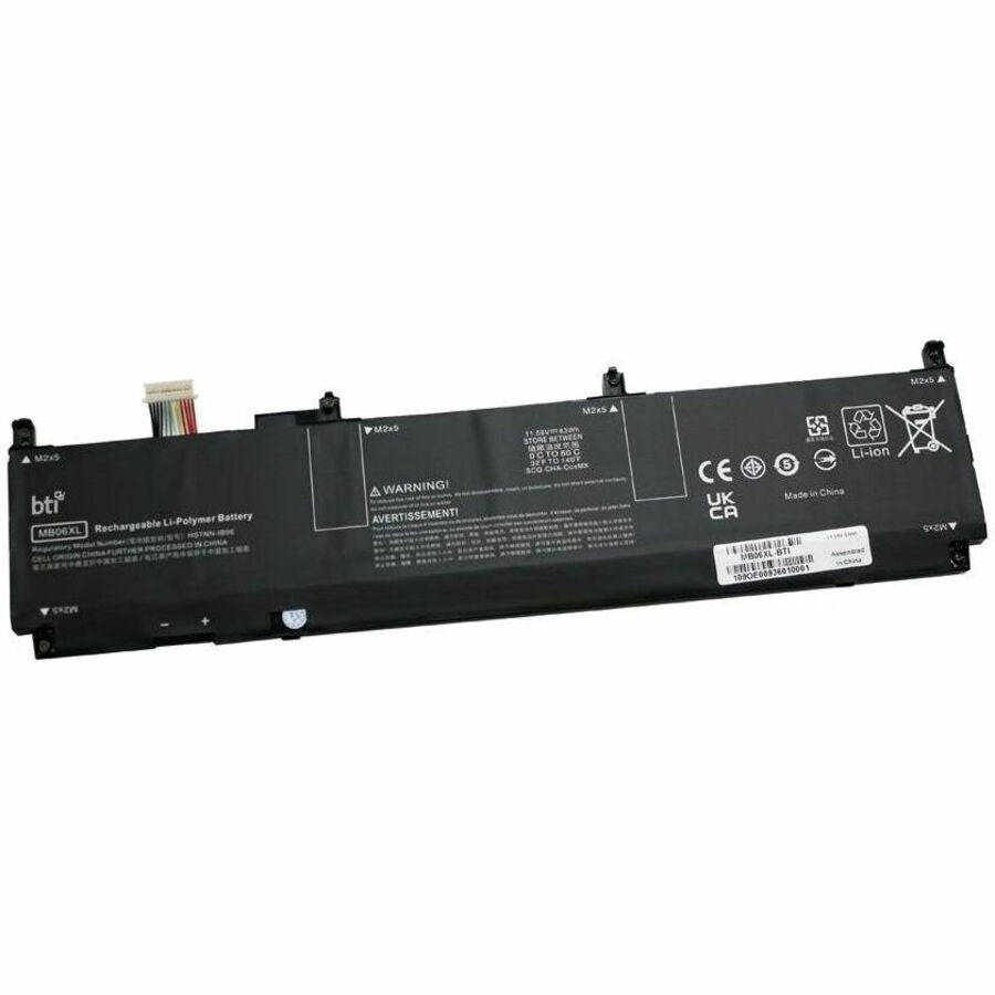 BTI MB06XL-BTI 11.58V 83WHR LI-ION BATTERY MB06XL, MB06083XL-PL, MB06083XL, L78553-005, L78553-002, L77973-1C2, L77973-1C1 - MB06XL-BTI
