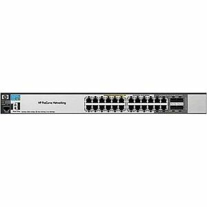 HPE SOURCING - CERTIFIED PRE-OWNED E2520-24G-PoE Ethernet Switch - J9299A-RF