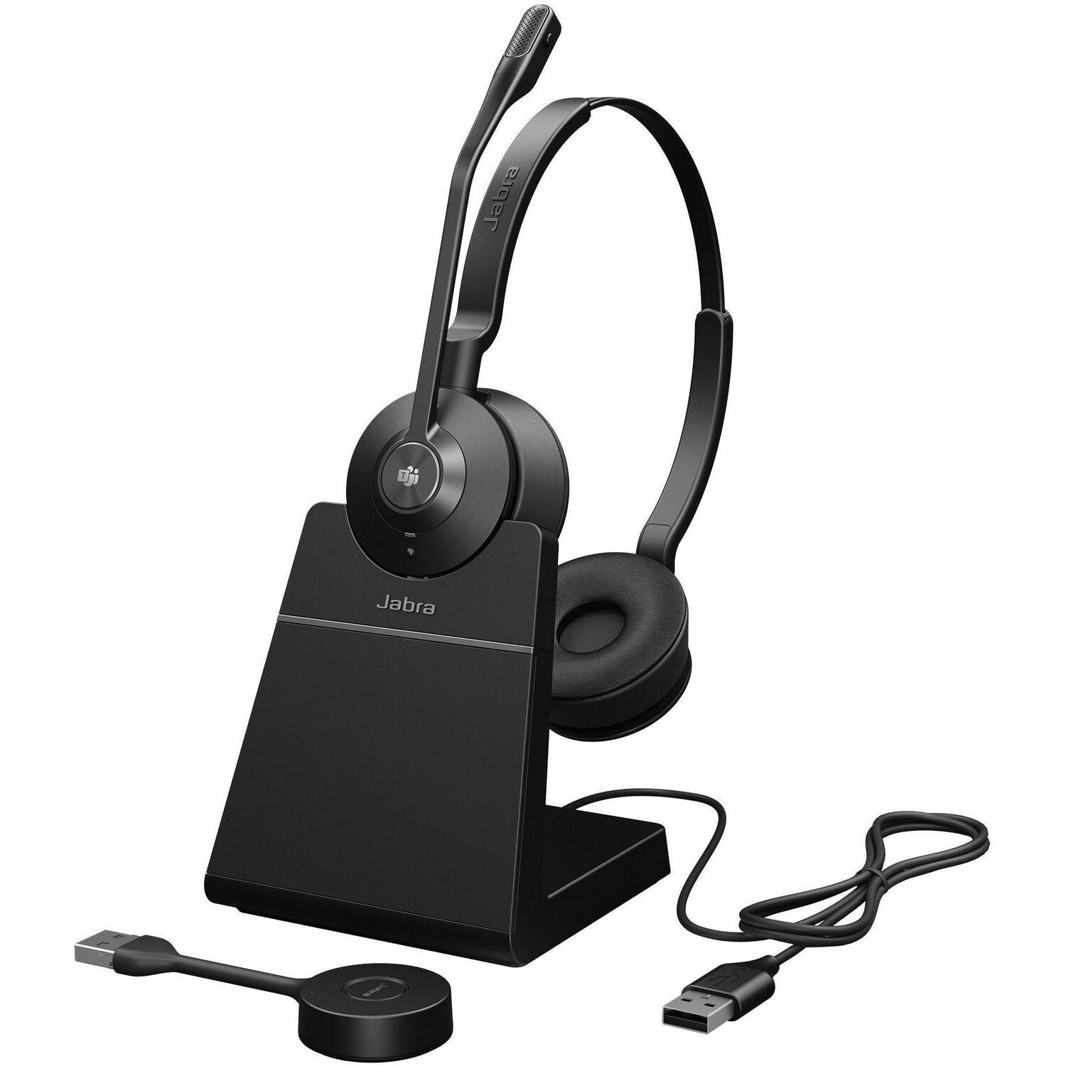 Jabra Engage 55 UC Stereo USB-A with Charging Stand, TAA Compliant, NA - TAA9559-415-125