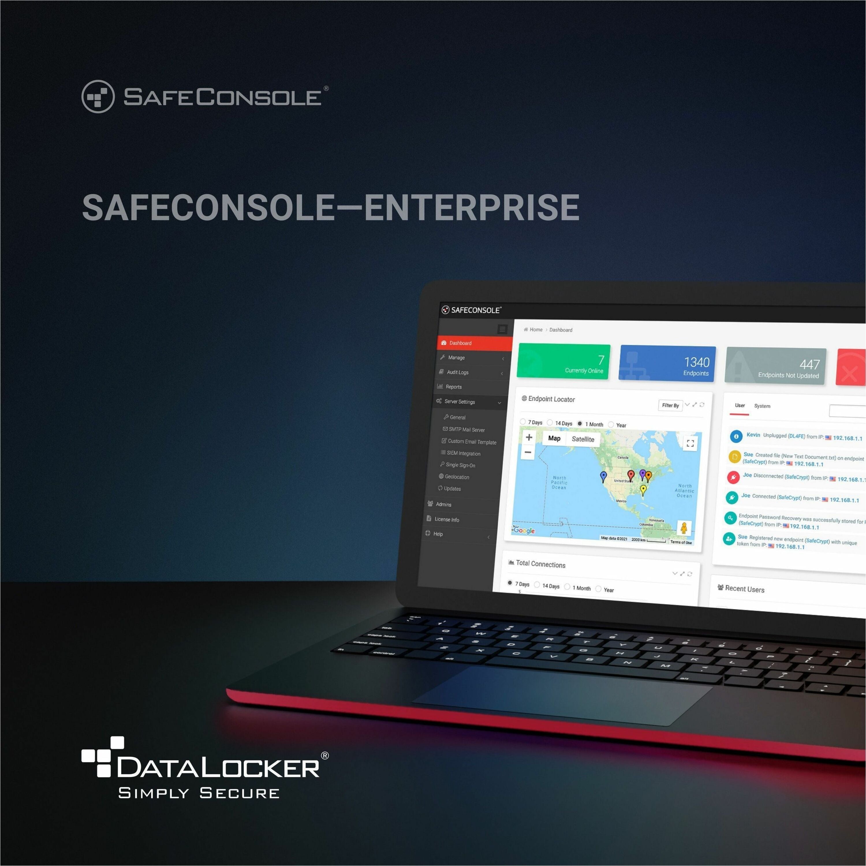 DataLocker SafeConsole Enterprise On-Prem Server - License - 3 Year - SCOP-ENTSERV-3