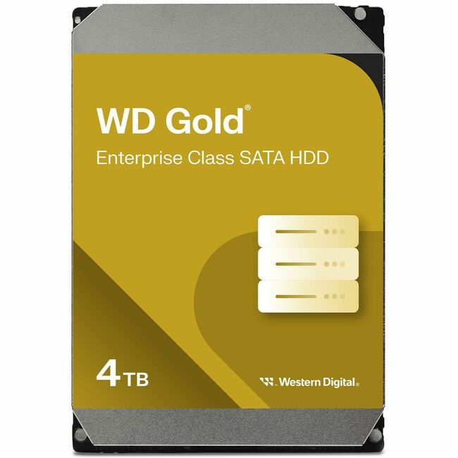 WD Gold WD4004FRYZ 4 TB Hard Drive - 3.5" Internal - SATA (SATA/600) - WD4004FRYZ