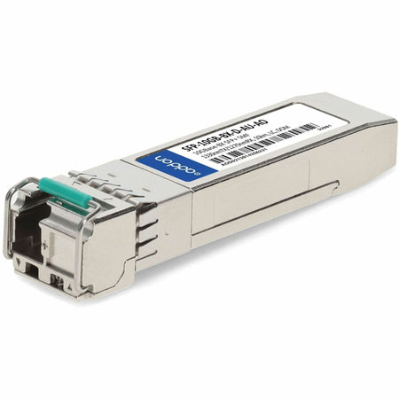 AddOn Aruba Networks&reg; Compatible 10GBase-BX SFP+ Transceiver (SMF, 1330nmTx/1270nmRx, 10km, LC, DOM) - SFP-10GB-BX-D-AU-AO
