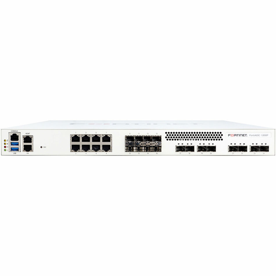 Fortinet FortiADC 1200F-DC Network Security Appliance - FAD-1200F-DC-BDL-730-12