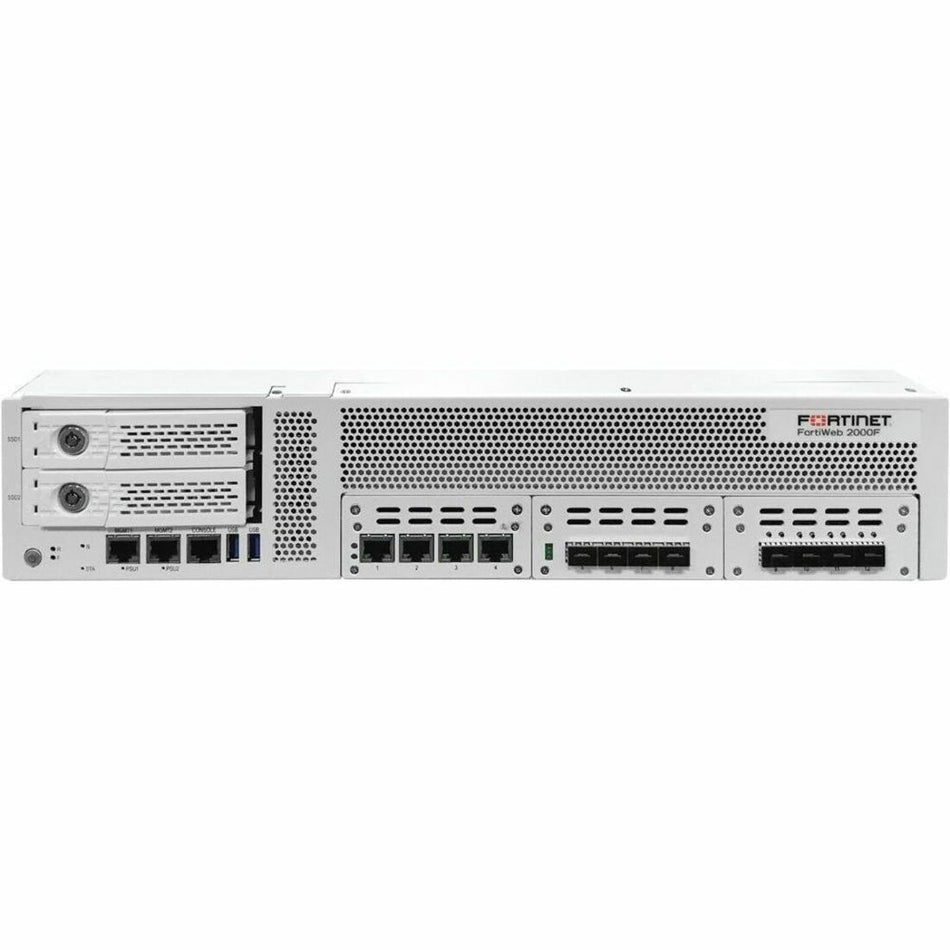 Fortinet FortiWeb FWB-2000F Network Security/Firewall Appliance - FWB-2000F-BDL-725-12