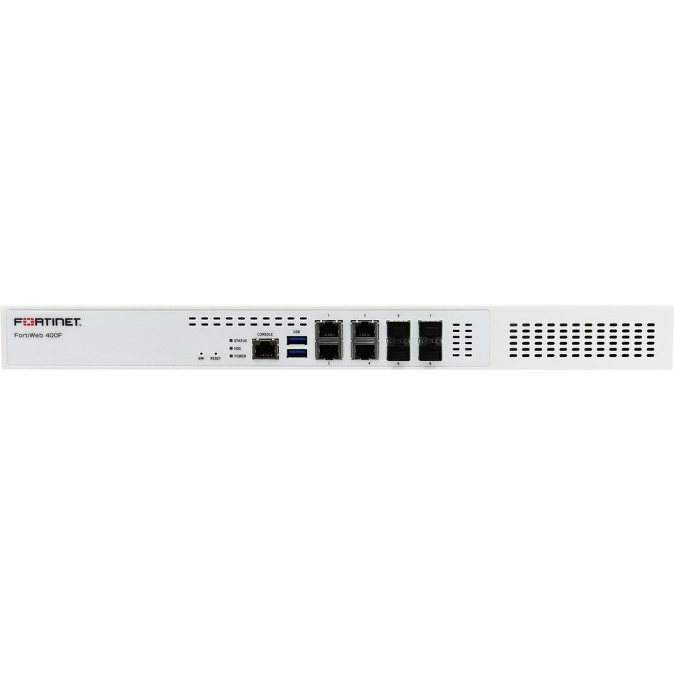 Fortinet FortiWeb 400F Network Security/Firewall Appliance - FWB-400F-BDL-725-12