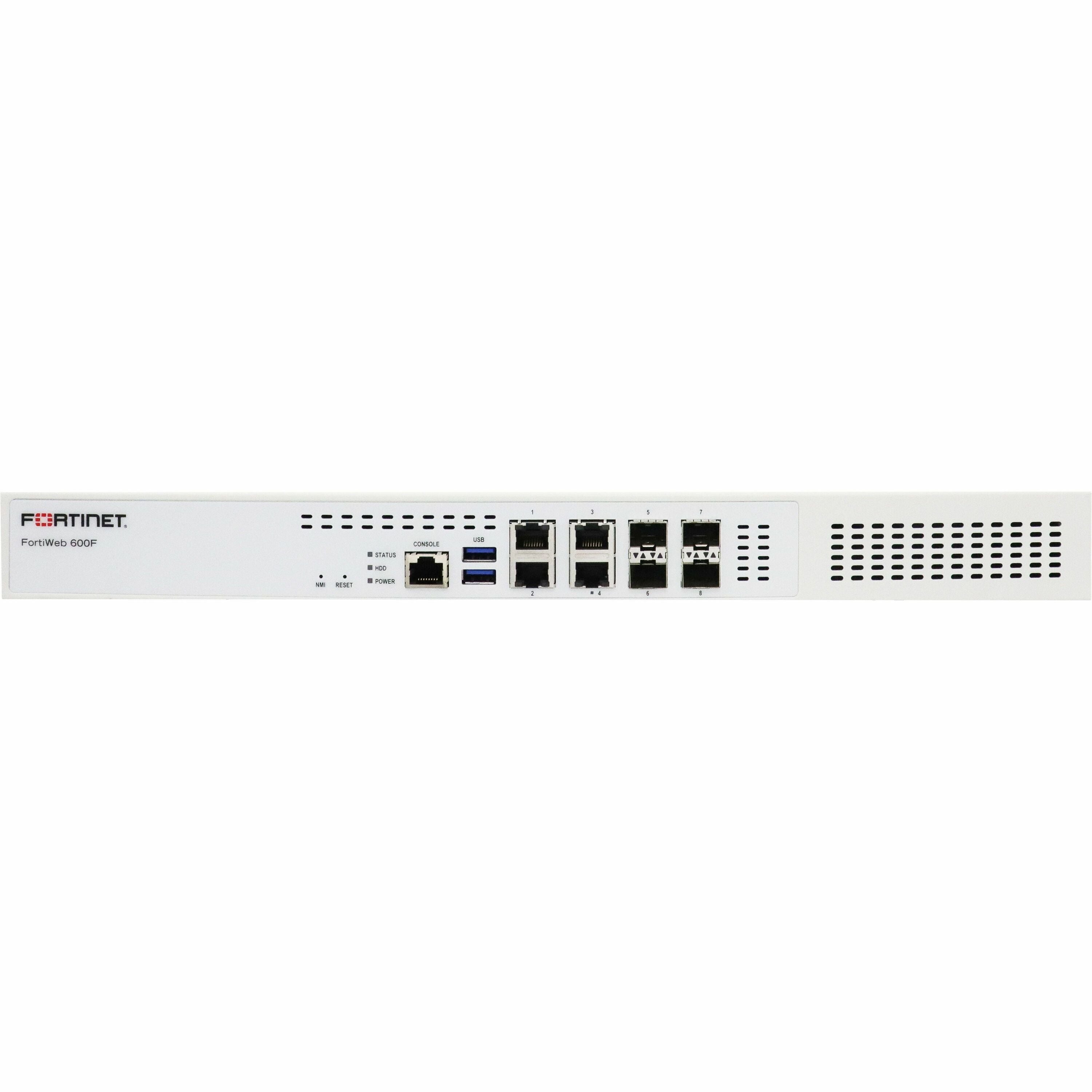 Fortinet FortiWeb 600F High Availability Firewall - FWB-600F-BDL-934-36