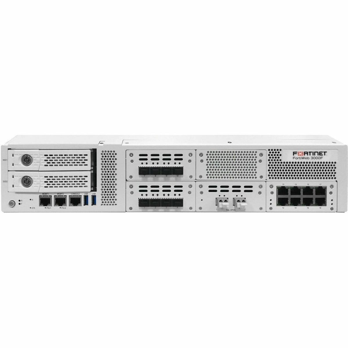 Fortinet FortiWeb FWB-3000F Network Security/Firewall Appliance - FWB-3000F-BDL-725-60