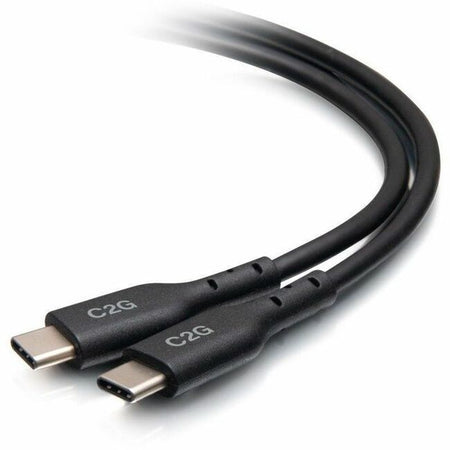 C2G 1.5ft (0.5m) USB-C&reg; Male to USB-C Male Cable (20V 5A) - USB 2.0 (480Mbps) - C2G28881
