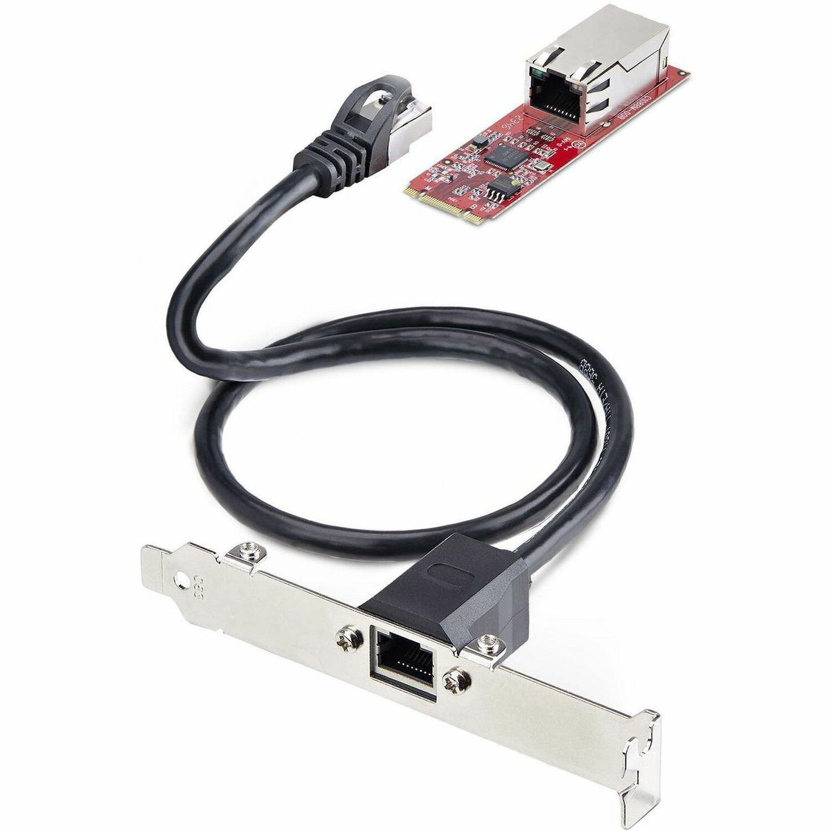 StarTech.com 1-Port 2.5GbE M.2 2280 Network Card, NBASE-T PCIe Ethernet Card, Intel I225-V, Multi-Gigabit Desktop NIC/LAN Card, TAA - MR12GI-NETWORK-CARD