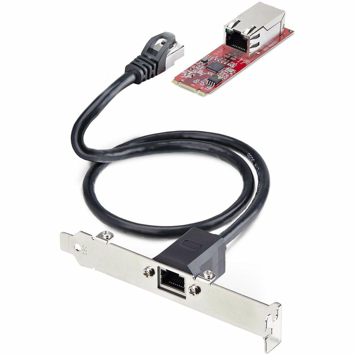 StarTech.com 1-Port 2.5GbE M.2 2280 Network Card, NBASE-T PCIe Ethernet Card, Intel I225-V, Multi-Gigabit Desktop NIC/LAN Card, TAA - MR12GI-NETWORK-CARD