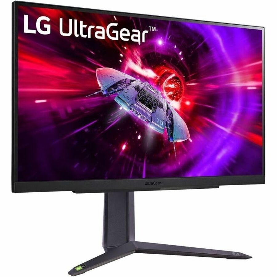 LG UltraGear 27GR75QB-B 27" Class WQHD Gaming LCD Monitor - 16:9 - Black, Matte Purple Gray - 27GR75QB-B