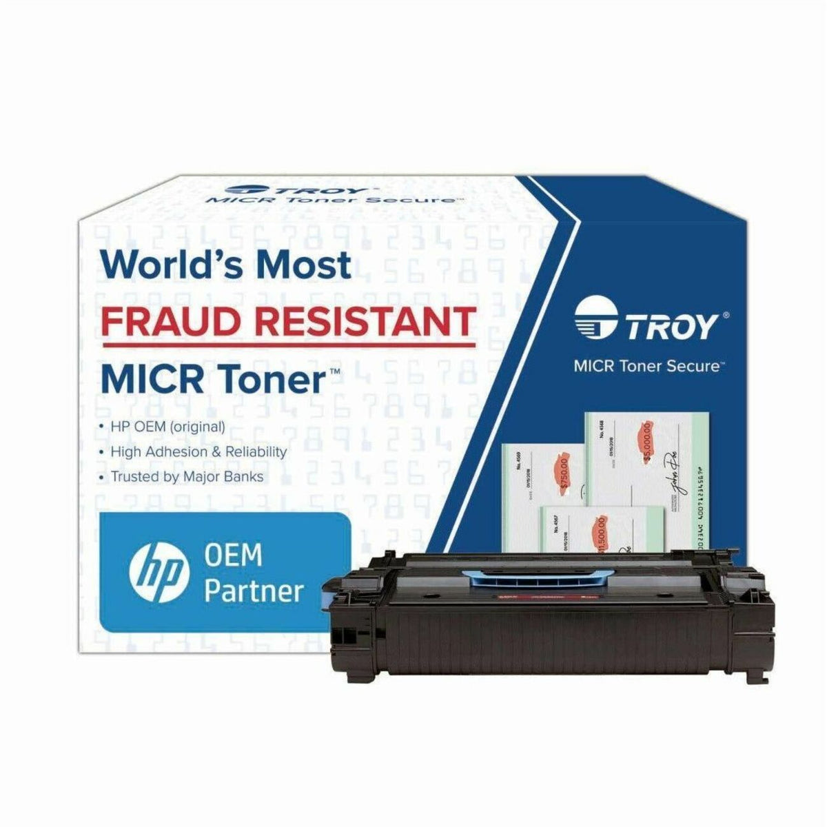 MICR Toner Toner Secure M806E MICR High Yield Laser Toner Cartridge - Alternative for HP 25X (CF325X) - Black - 1 Each - 02-88000-0E1