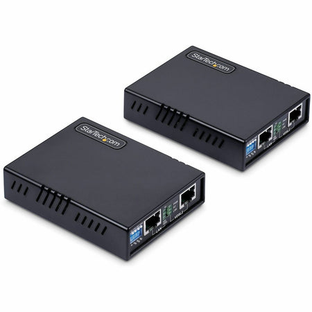 StarTech.com VDSL2 Ethernet Extender Kit over Single Pair Wire, Up to 0.6mi (1km) LAN Repeater over RJ11/CAT5e/CAT6, Replaces 110VDSLEXT - VDSL-LAN-EXTENDER-1G