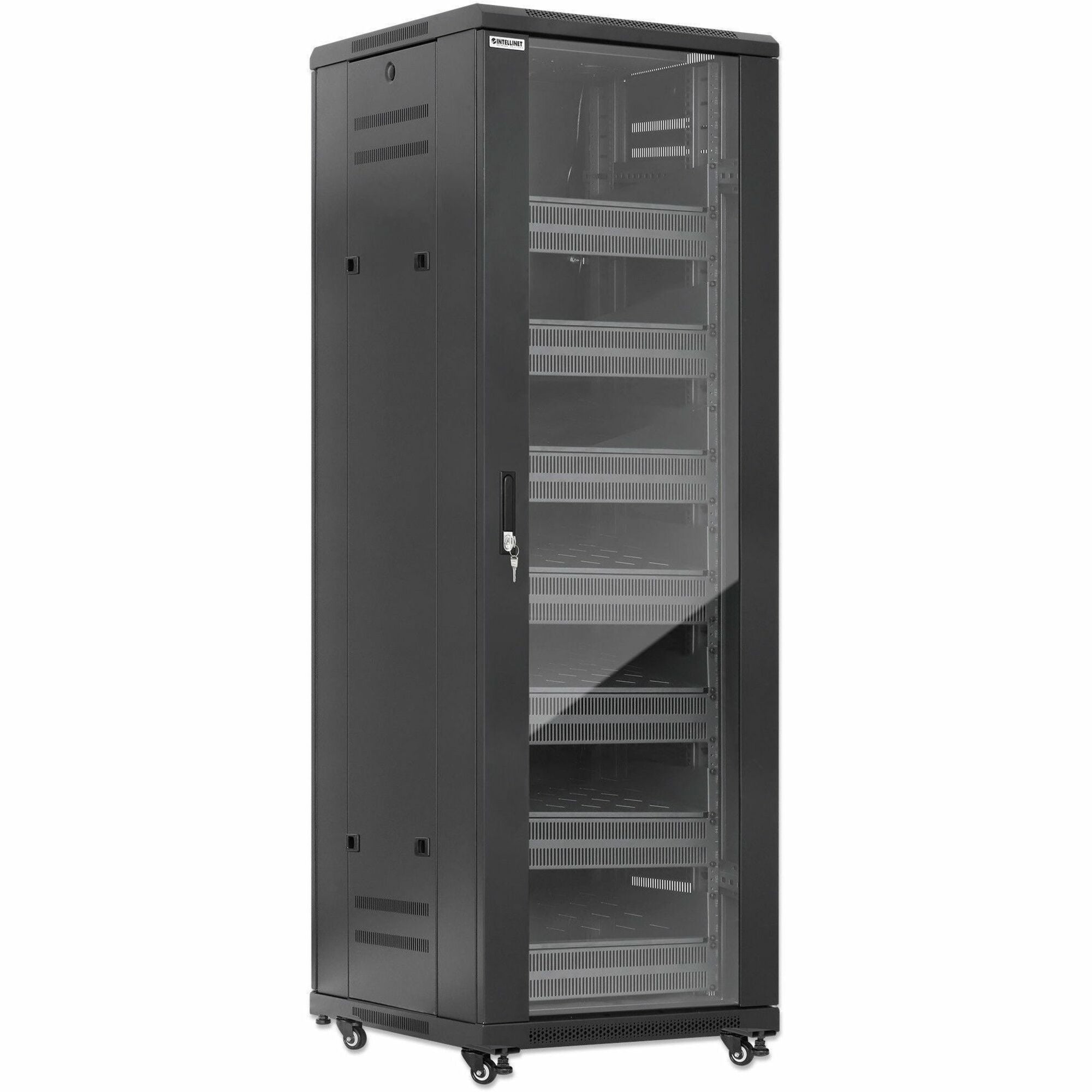 Intellinet Pro Line Network Cabinet with Integrated Fans, 38U - 716246