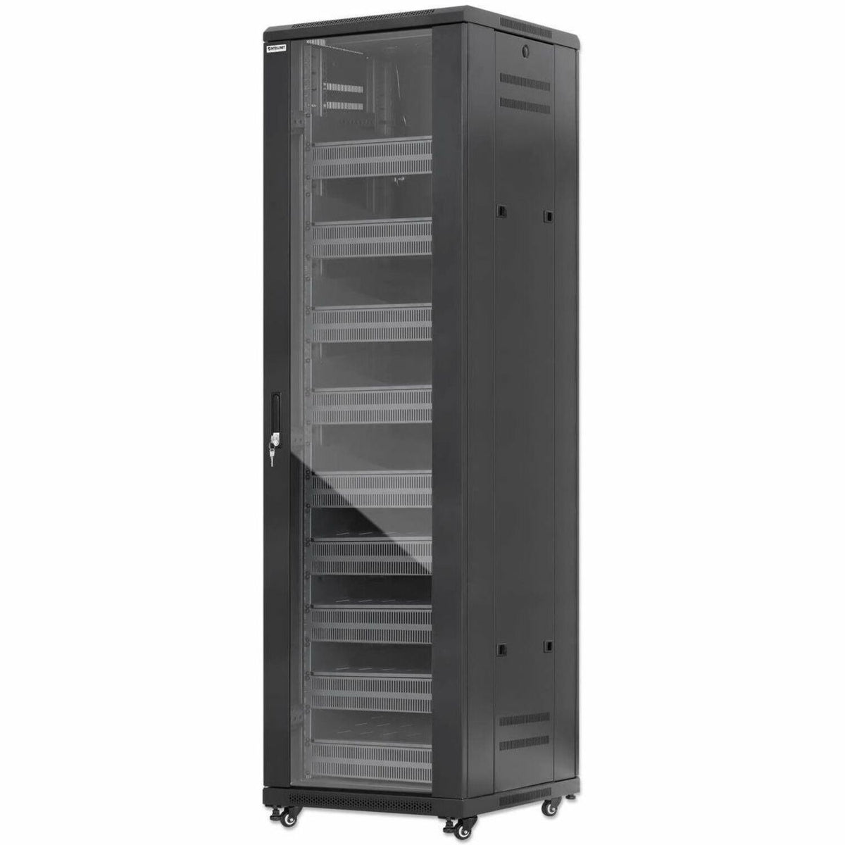 Intellinet Pro Line Network Cabinet with Integrated Fans, 42U - 716253