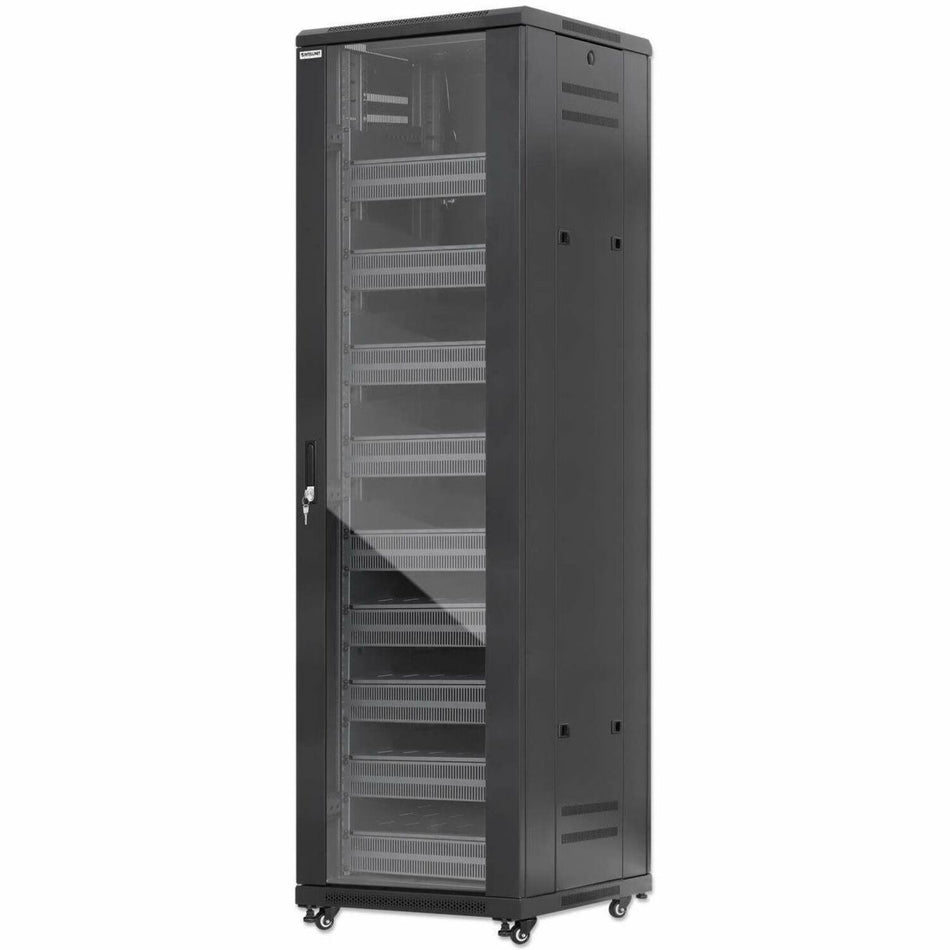 Intellinet Pro Line Network Cabinet with Integrated Fans, 42U - 716253