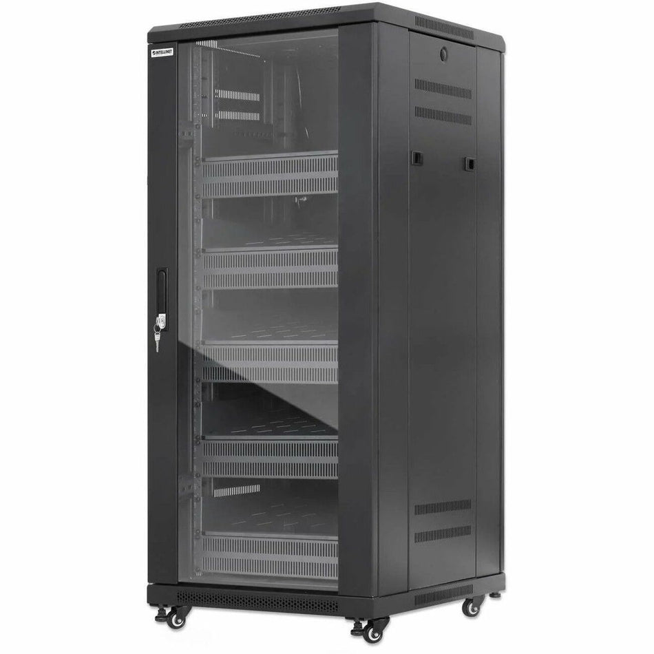 Intellinet Pro Line Network Cabinet with Integrated Fans, 27U - 716239